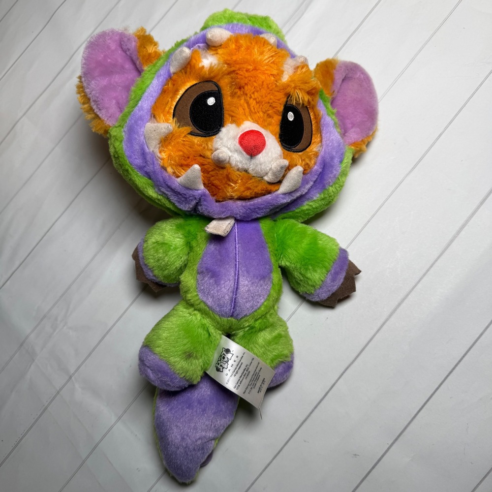 Riot Games League of Legends Dino Gnar Plush Figure 15" Stuffed Animal 2017 Toy